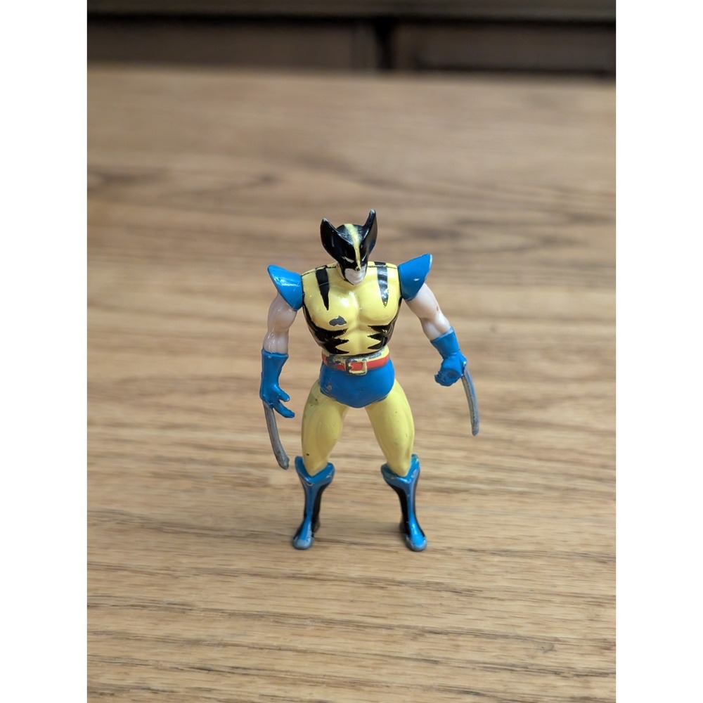 1994 Toybiz Marvel Die Cast X-Men Action Heroes "Tiger Stripe Wolverine" Figure